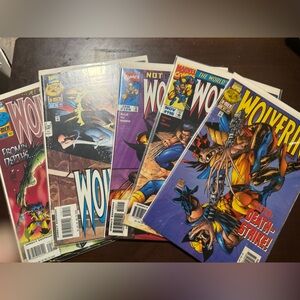 5 Wolverine Comic Book Lot